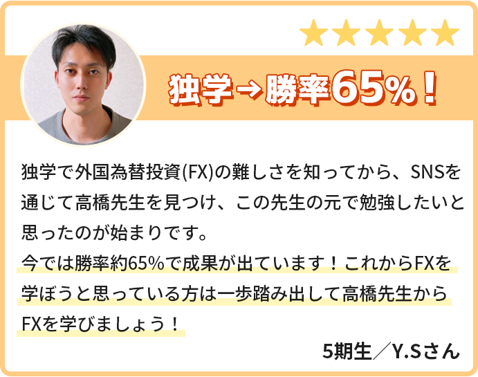 独学→勝率65%！